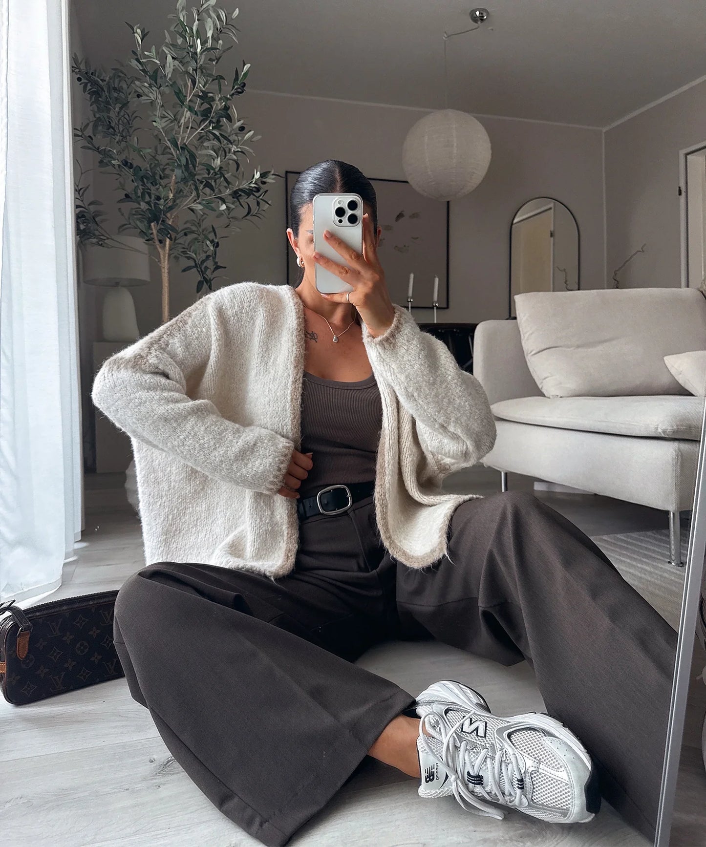 Cárdigan Helena Marrón Oscuro | Ezentia.Couture