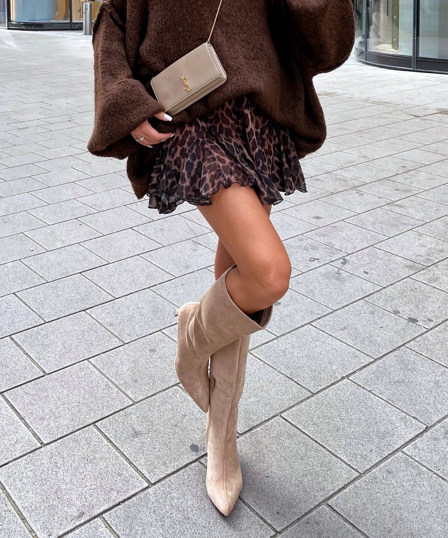 Botas beige Marlon | Ezentia.Couture