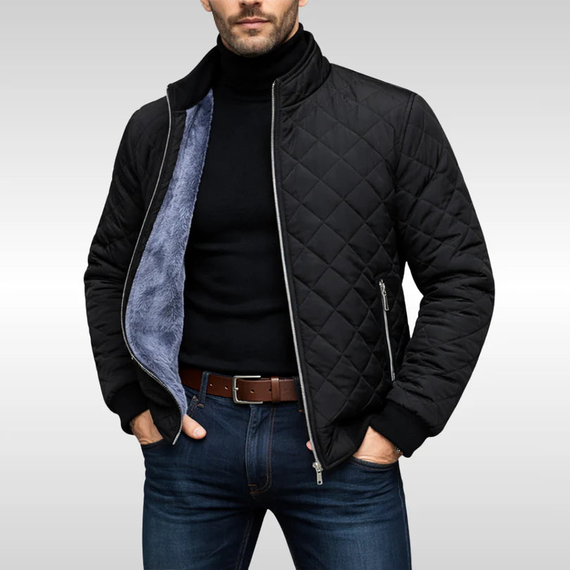 EZENTIA.Couture | CHAQUETA DE INVIERNO ACOLCHADA CLÁSICA Y CÁLIDA PARA HOMBRE