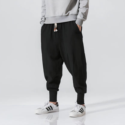 Riku - Pantaloni comodi harem in cotone