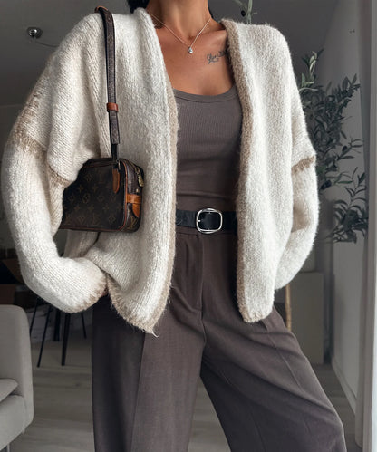 Cárdigan Helena Marrón Oscuro | Ezentia.Couture