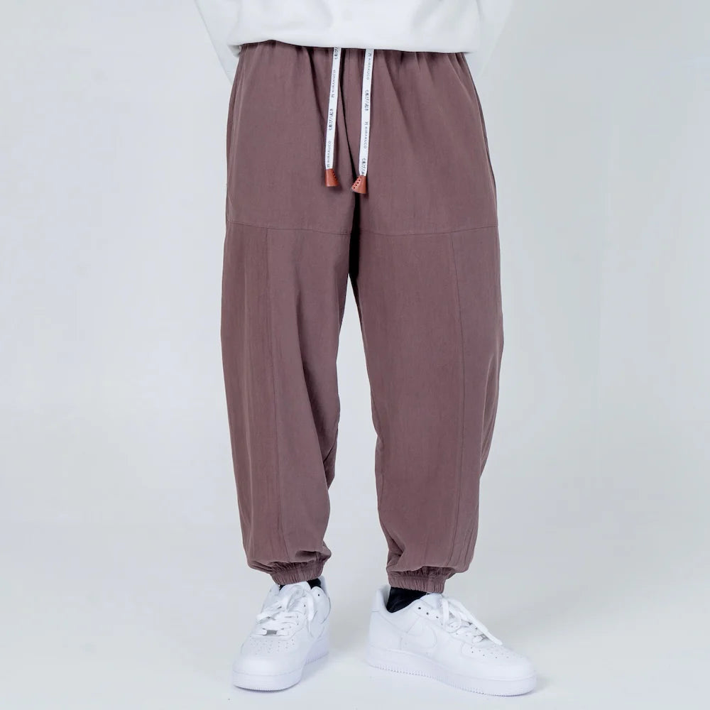 Shao - Pantalones harén de algodón cómodos