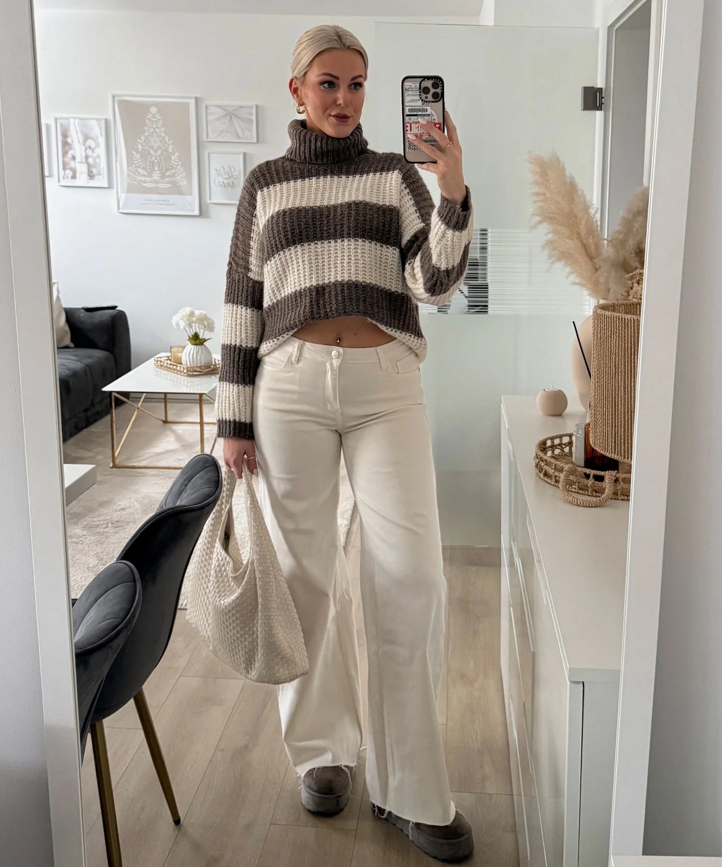 Vaqueros Zerra Beige | Ezentia.Couture