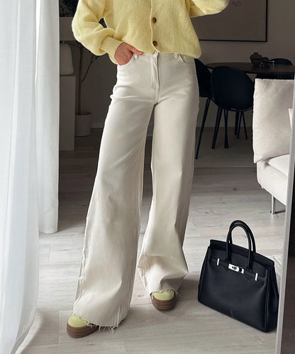 Vaqueros Zerra Beige | Ezentia.Couture